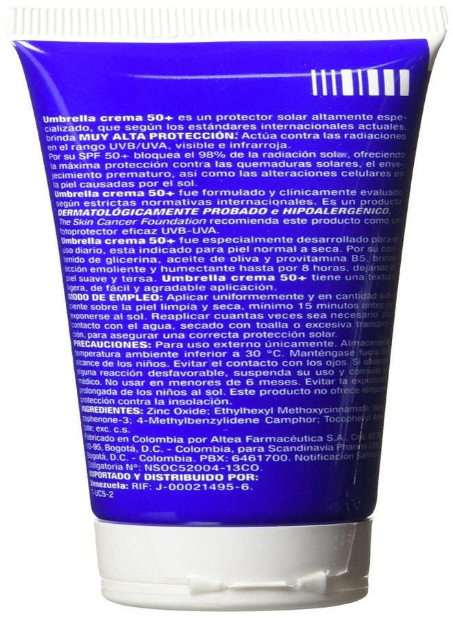 Umbrella Crema SPF 50+, Protector Solar, tubo con 60 g - Image 2